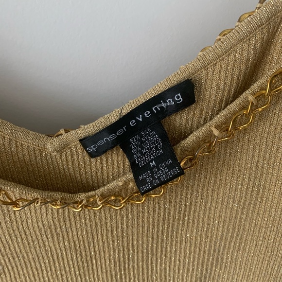 Gold Chain Tank Top - Picture 2 of 3